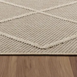 Šnúrkový koberec Patara boho béžový
