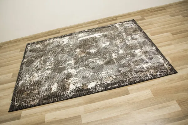 Koberec Studio E621A sivý / čierny / béžový