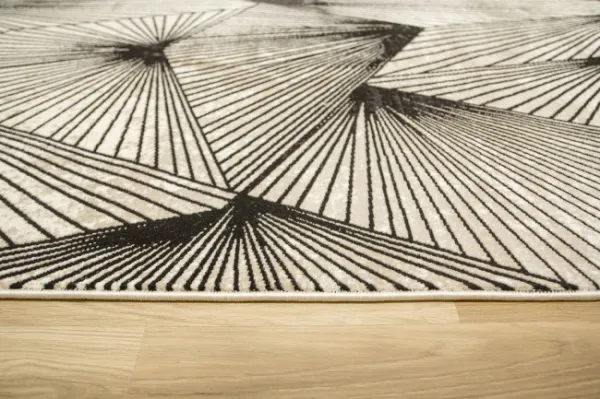 Koberec Studio E840A Geometria čierny / krémový
