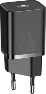 Baseus Super SI sada adaptéra USB-C 20W a kábla USB-C na Lightning 1 m, čierna