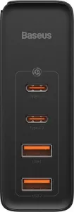 Baseus GaN2 Pro nástenná nabíjačka, 2x USB + 2x USB-C, 100W, EU (čierna) 026519