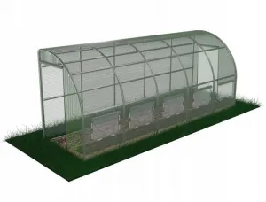 Garden Line Fóliovník ke zdi s 5 segmenty FLOE 600x150 cm zelený