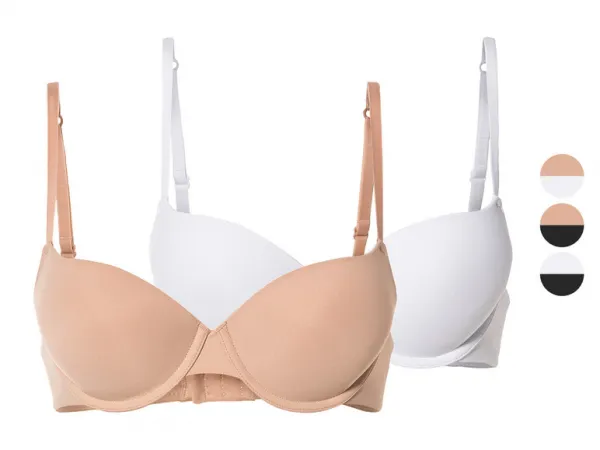 esmara® Dámska push-up podprsenka, 2 kusy