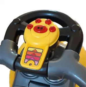 Detské odrážadlo s vodiacou tyčou 3v1 Baby Mix Mega Car modré