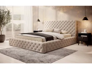 Posteľ PRINCCE Látka: Royal 01, Rozmer: 140 x 200