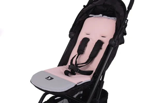Cottonmoose Podložka do kočiara Leather šedá