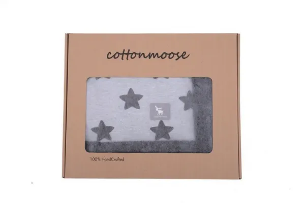 Cottonmoose Hrubá deka šedá hviezda