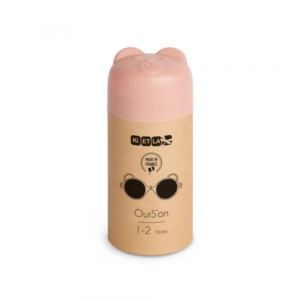 KiETLA slnečné okuliare OURS'ON 0-1 rok LIGHT PINK