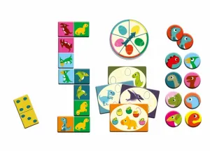 DJECO Dinosaury – Tri vzdelávacie hry