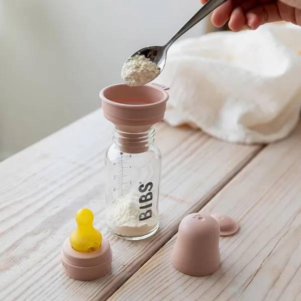 BIBS Baby Bottle sklenená fľaša 110ml - Cloud