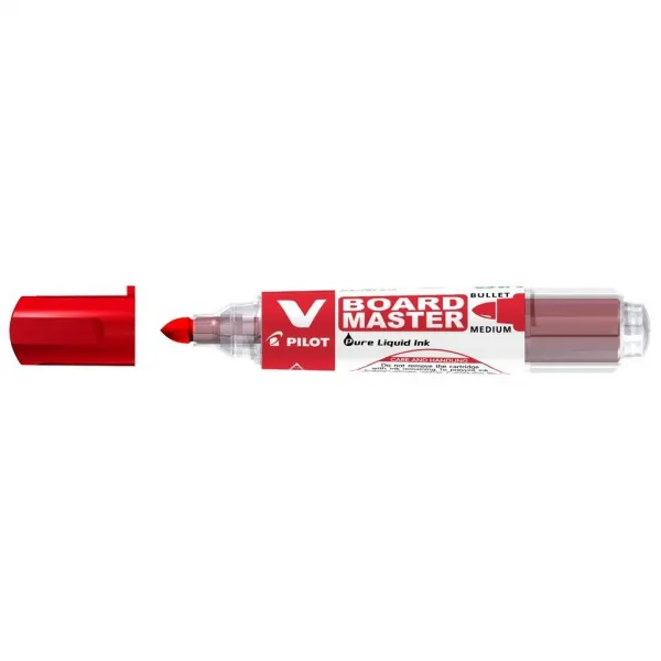 PILOT - Popisovač na tabule, 2,3 mm, kuželový, "V-Board Master", červený