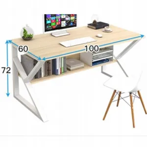 JAKS STÔL NA NOTEBOOK ČIERNY 100 x 60 CM - STL08CZ