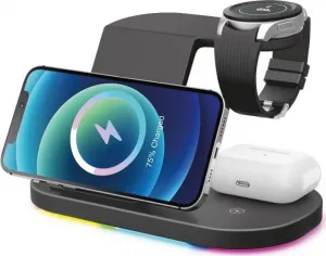 Aligator Stanice Smart Station S s bezdrátovým nabíjením 3v1, 15W