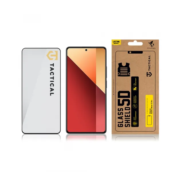 Tactical 5D Ochranné Sklo pre Xiaomi Redmi Note 13 Pro 4G/5G