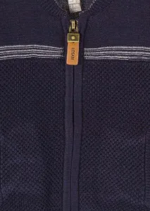 LOSAN Chlapčenský sveter na zips Dark Blue Veľkosť: 68