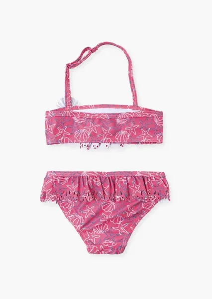 LOSAN Ružové dievčenské bikiny plavky Pinkie Shell Veľkosť: 92