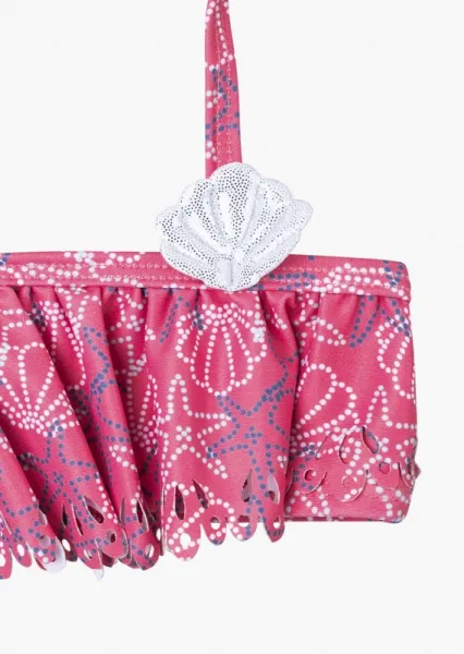 LOSAN Ružové dievčenské bikiny plavky Pinkie Shell Veľkosť: 92
