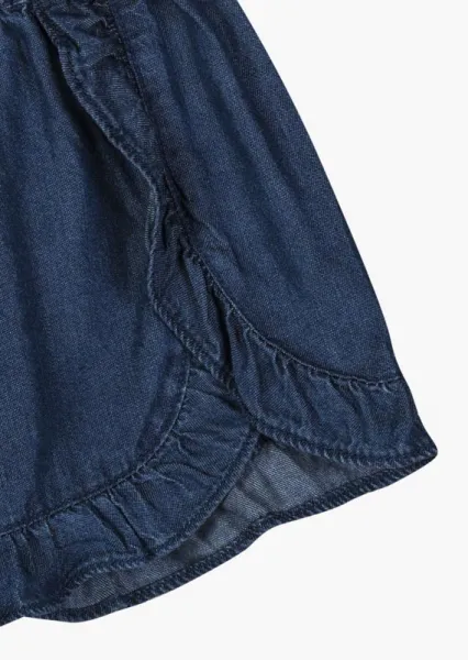 LOSAN Rifľové kraťasy s volánom na vrecku Veľkosť: 92
