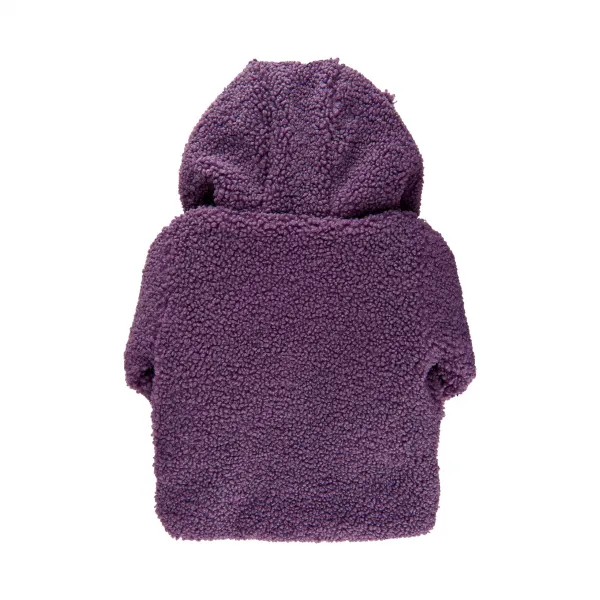 Minymo Hrubý medvedíkový kabát Violet Veľkosť: 56