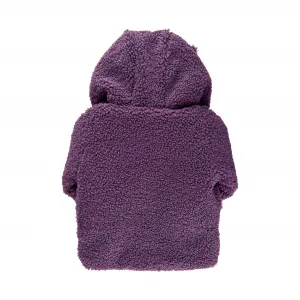 Minymo Hrubý medvedíkový kabát Violet Veľkosť: 56