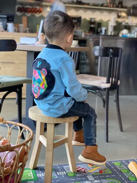 BEBESITO rifľová bunda BOY Veľkosť: 152