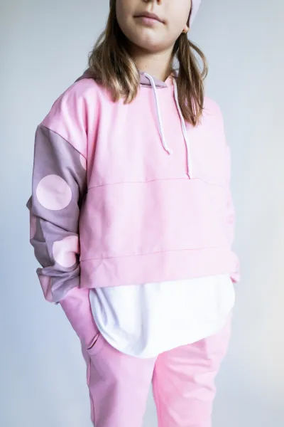 BEBESITO teplákovka "Pink Dot" Veľkosť: 92