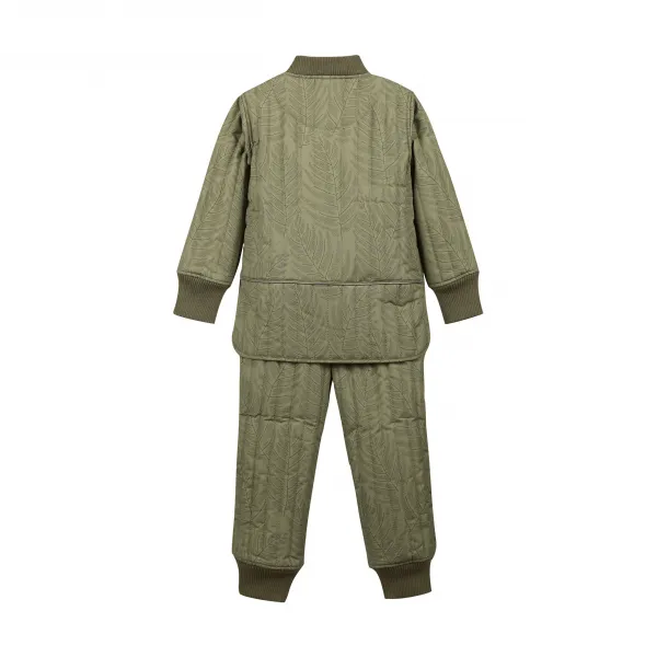 Thermo set EnFant zelené listy Moss Green Veľkosť: 122