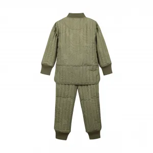 Thermo set EnFant zelené listy Moss Green Veľkosť: 122