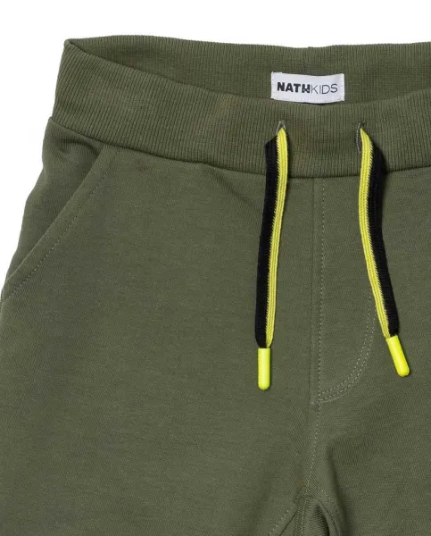 nath kids Zelené teplákové kraťasy Veľkosť: 116