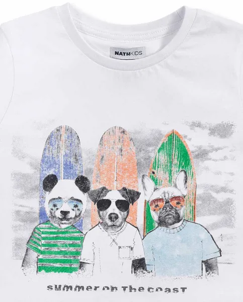 nath kids Tričko s krátkym rukávom surfers by NathKids Veľkosť: 98