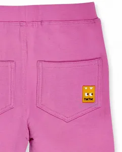 TUC TUC Dievčenské legíny s nohavicovým vzhľadom fuchsia Veľkosť: 98