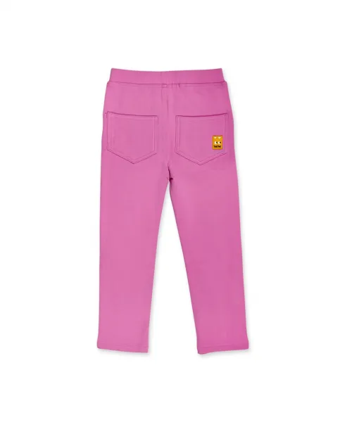 TUC TUC Dievčenské legíny s nohavicovým vzhľadom fuchsia Veľkosť: 98