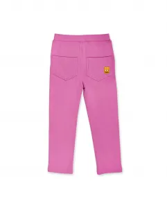 TUC TUC Dievčenské legíny s nohavicovým vzhľadom fuchsia Veľkosť: 98