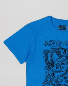 LOSAN Chlapčenské tričko modré skate Veľkosť: 152