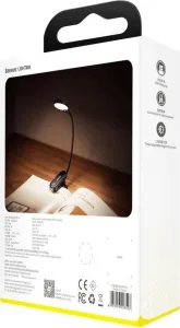 Baseus (DGRAD-0G) Comfort Reading Mini Clip Lamp - tmavě šedá Varianta: uniwersalny