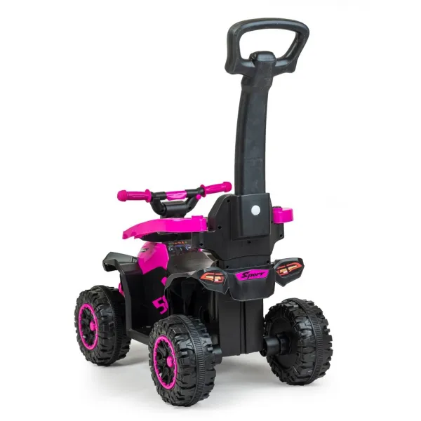 BABY MIX - Detské odrážadlo s vodiacou tyčou Mega modré
