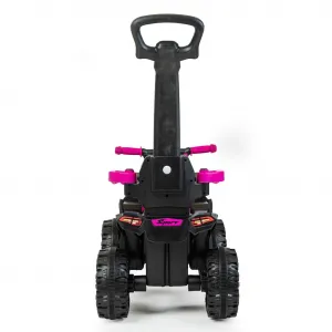 BABY MIX - Detské odrážadlo s vodiacou tyčou Mega modré
