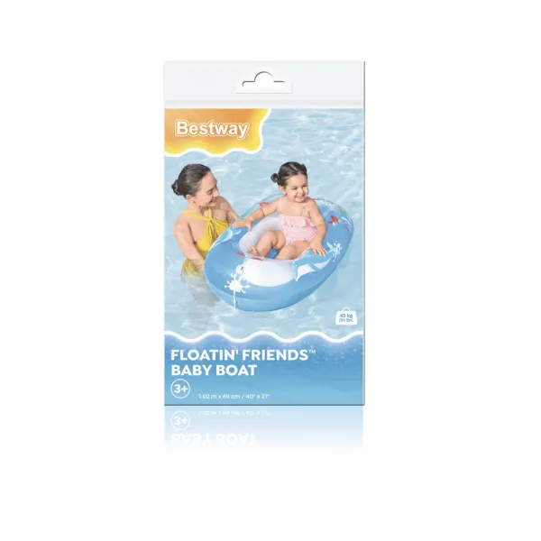 Nafukovací čln Blue Dolphin 102 x 69 cm Bestway 34037