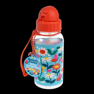 Fľaša so slamkou kvety 500ml