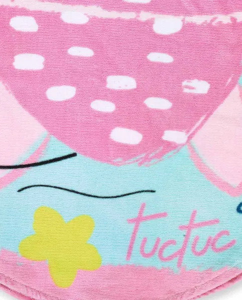 TUC TUC Plážová osuška pre deti Pink pončo