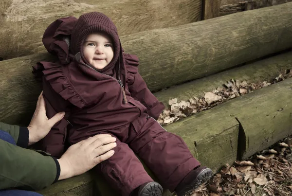 EnFant zimná vlnená kukla modrá Veľkosť čiapky: 5-6 r