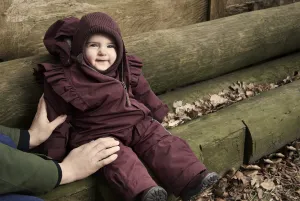 EnFant zimná vlnená kukla modrá Veľkosť čiapky: 5-6 r
