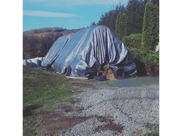 Krycia plachta hnedo strieborná 2x4m 210g m2 | jaks