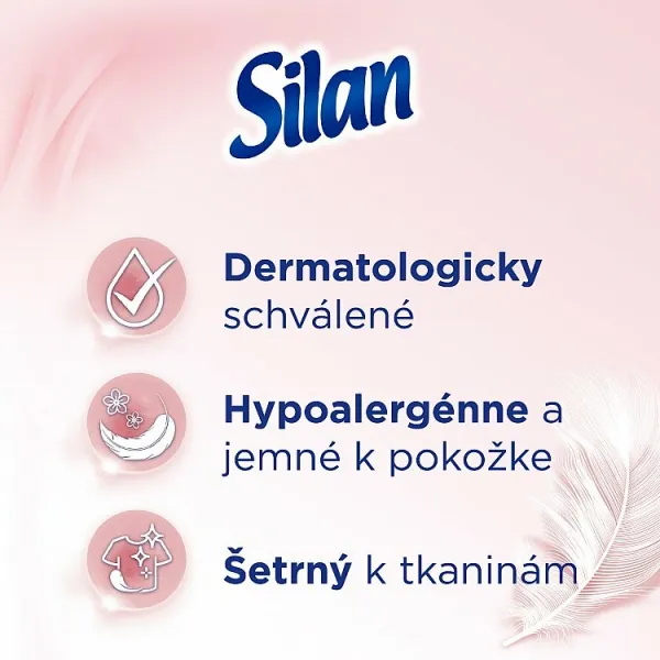 Silan Derma & Care koncentrovaný avivážny prostriedok na textílie 50 praní 1100 ml 1ks