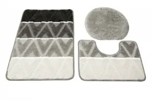 Sada kúpeľňových koberčekov PALMA Grey