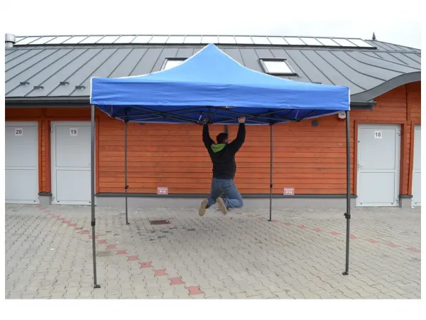 JAKS Nožnicový stan extra strong modrý 3 x 3 m