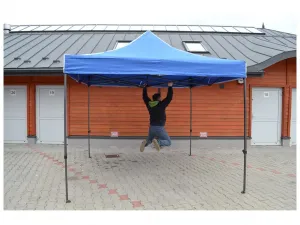 JAKS Nožnicový stan extra strong modrý 3 x 3 m