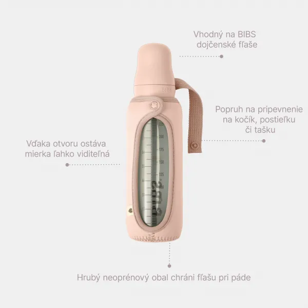 BIBS obal na fľašu malý - Sage