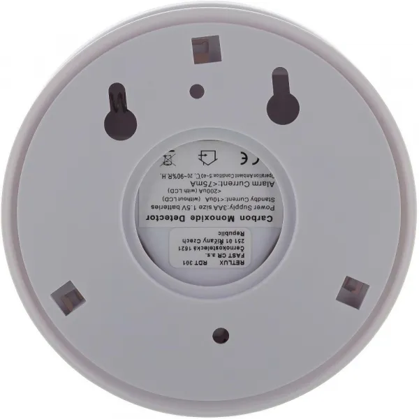 Retlux RDT 301 Detektor CO s LCD displejom a sirénou na 3 AA batérie