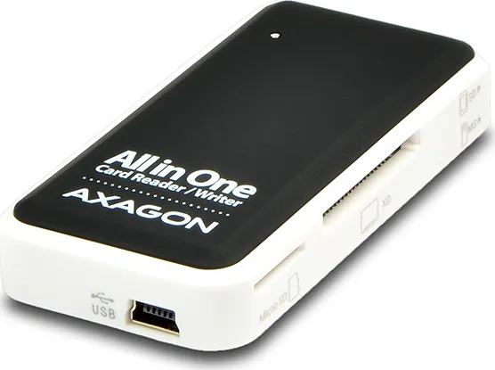 AXAGON CRE-X1, USB 2.0 externí MINI čtečka 5-slot ALL-IN-ONE